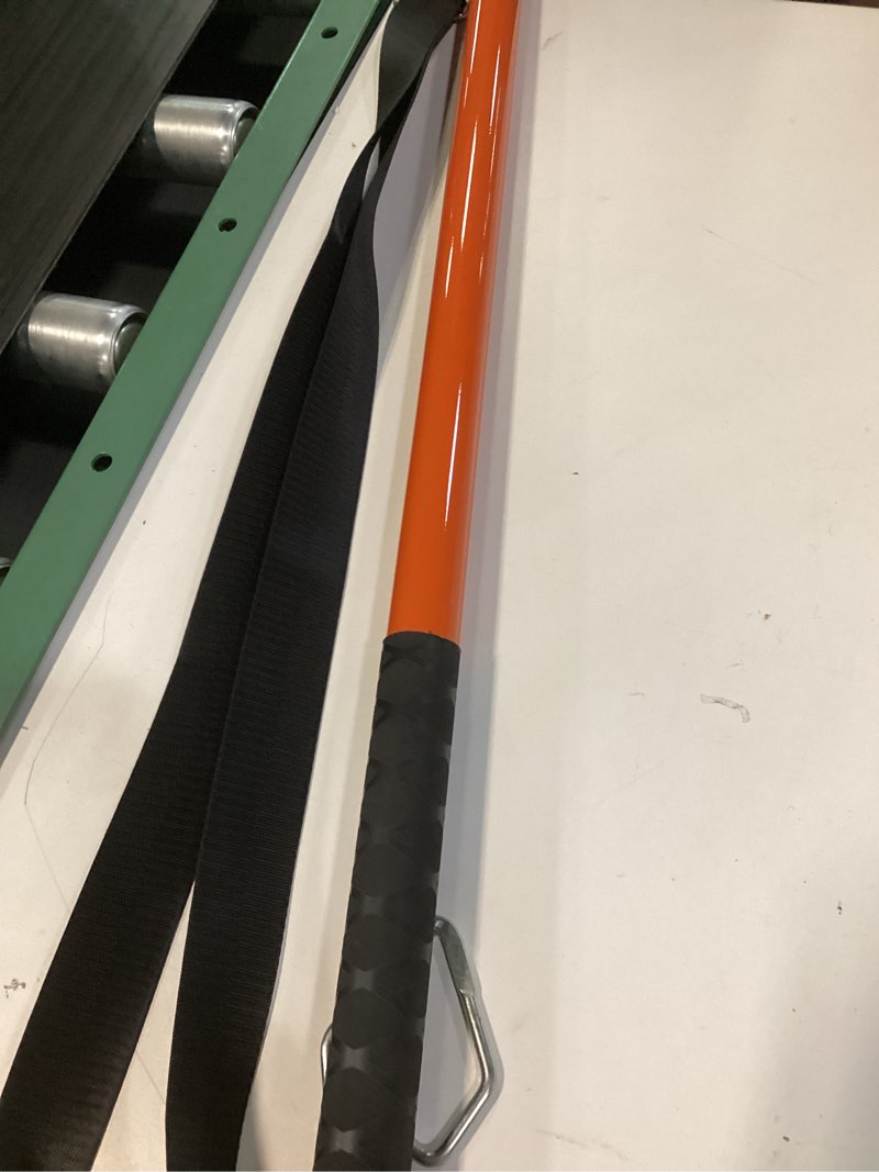 Condition photo showing Good Condition for Orange Height Measuring Stick Lineman with Hook, Lightweight Survey Rod for Elevated Work/Power Line Inspections, 1 2 3 4 Pack Measuring Pole Ranging Rods(3 Pack,10m/32.8ft) 3 Pack 10m/32.8ft