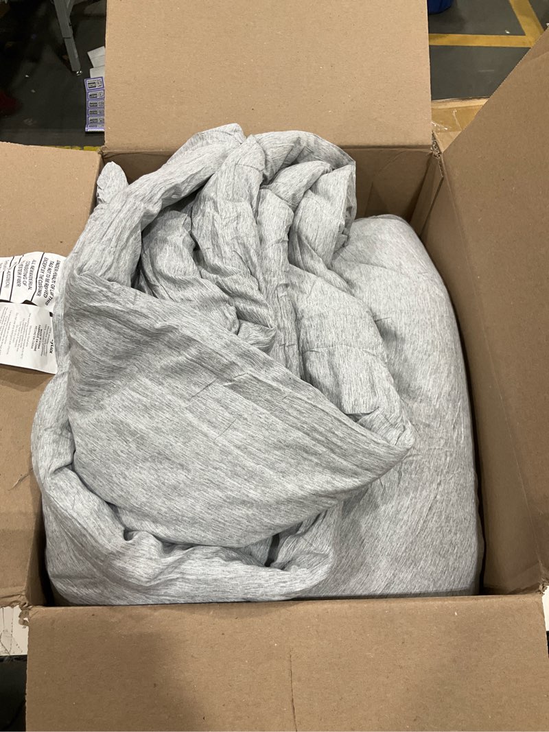 grey comforter 82x86”