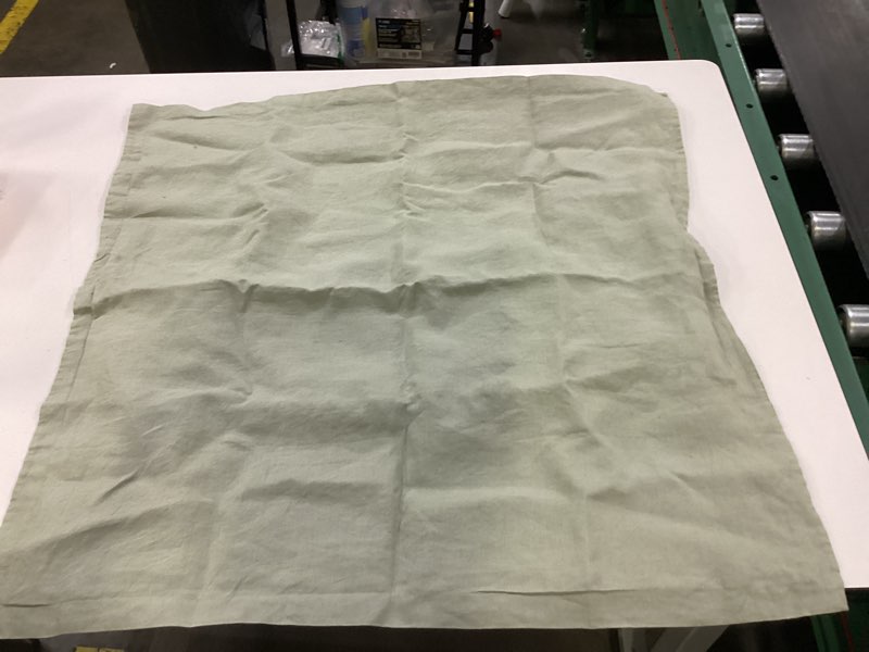 Condition photo showing Good Condition for european linen euro sham, euro, willowleaf