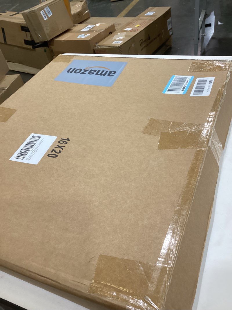 Condition photo showing Good Condition for Wiscet 16x20 Picture Frame Set of 4, Display Picture 11x14 with Mat or 16x20 Poster Frame Without Mat, Horizontal or Vertical Wall Mounting, Black Black 16x20