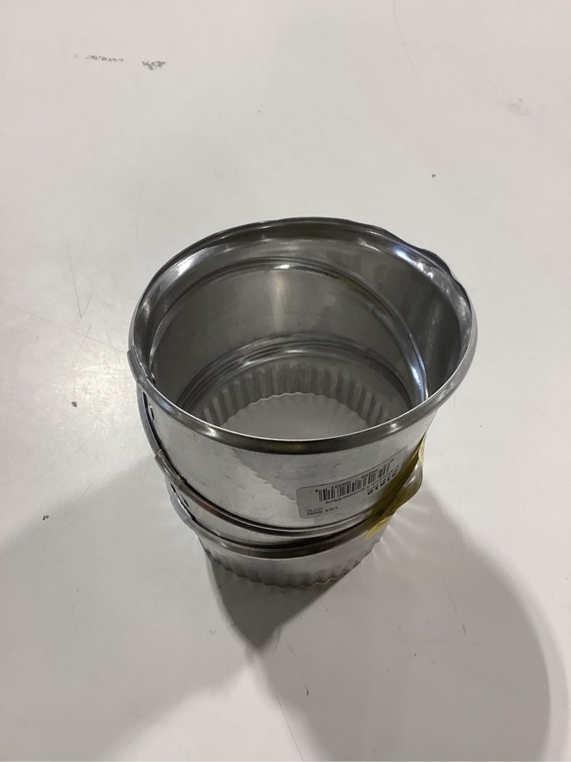 Condition photo showing Good Condition for lambro industries 2310 adjustable duct elbow, aluminum, 4-in. - quantity 1212