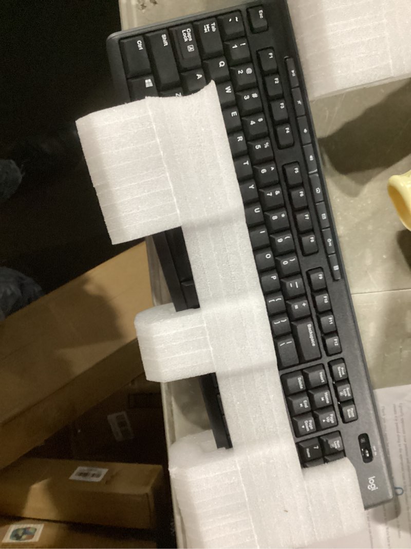 Condition photo showing Good Condition for similar  to photo logitech mk270 wireless keyboard and mouse combo for windows, 2.4 ghz wireless, compact mouse, 8 multimedia and shortcut keys, 2-year battery life, for pc, laptop - black
