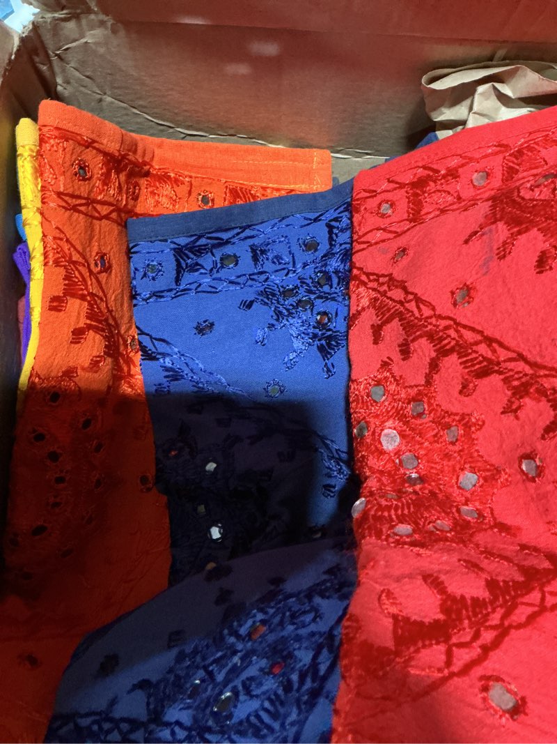 Condition photo showing Good Condition for Rajasthali Indian Decor Handmade Cotton Cushion Cover Pillow Covers, 16 X 16 Inches, 10 Pcs Lot