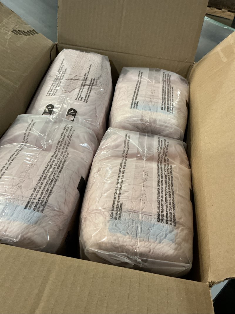 Condition photo showing Good Condition for Depend Night Defense Adult Diapers, Incontinence & Postpartum Bladder Leak Underwear for Women, Disposable, Overnight, Medium, Blush, 60 Count (4 Packs of 15), Packaging May Vary Medium 60