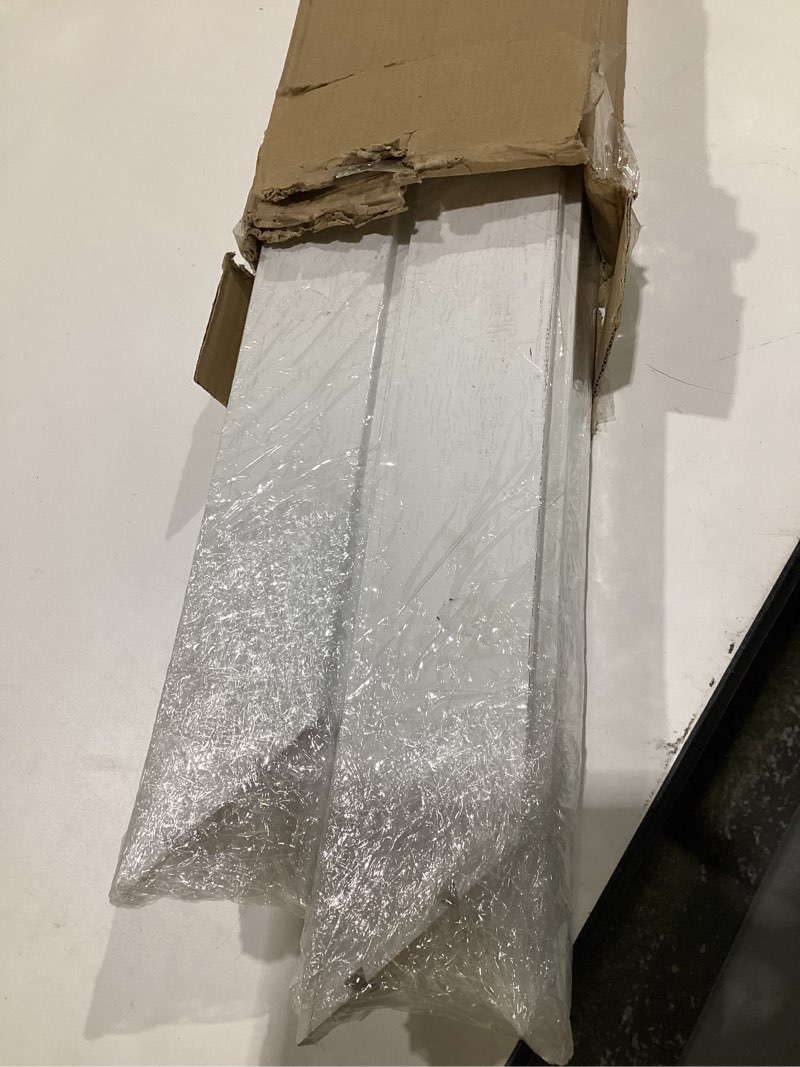 Condition photo showing Good Condition for Ornate Canvas Frame for 30x40 Oil Paintings Art Prints, DIY Antique White Frame for Landscape Portrait, Open Back Wood Frame for Home Office Gallery Wall Decor (No Plexiglass & Backing Board)