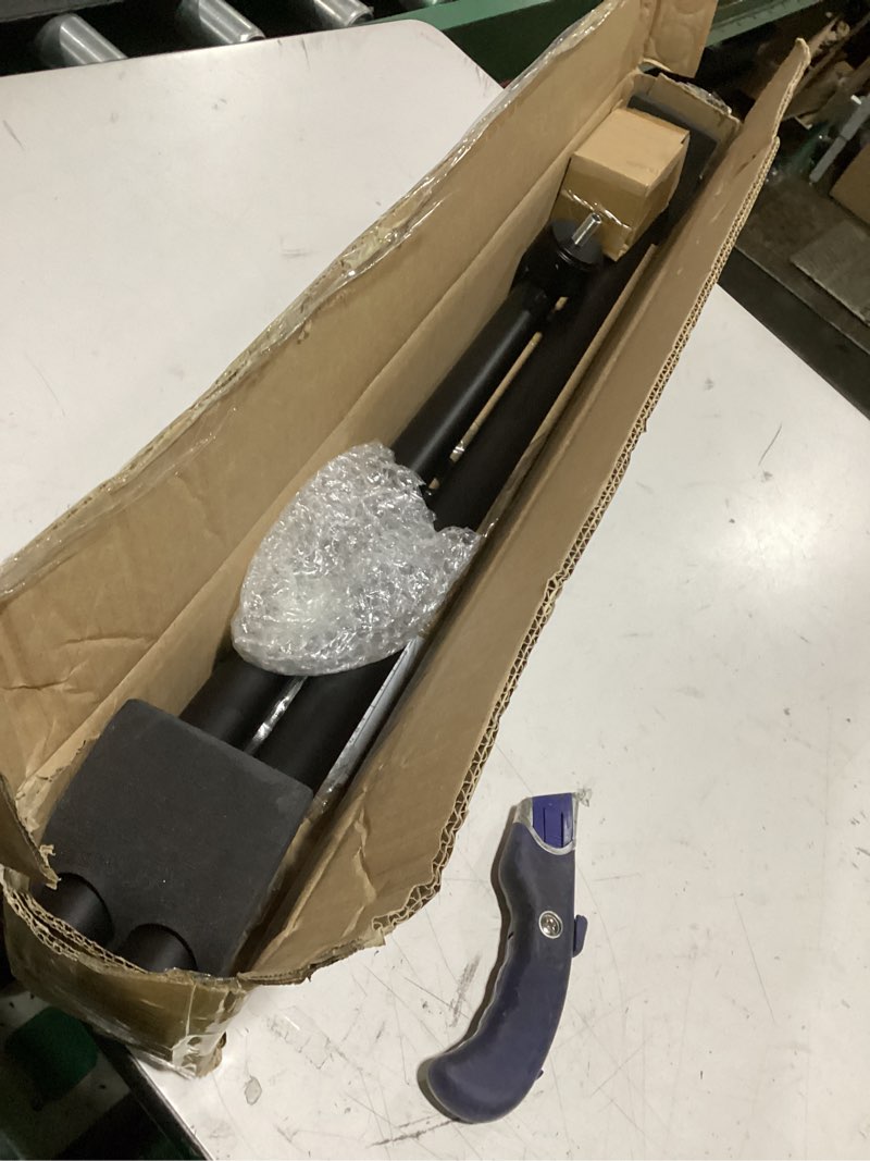 Condition photo showing Good Condition for heavy duty curtain rods,1 1/4" large diameter premium nonadjustable curtain rod,60in/5ft custom window treatment rods with durable aluminum brackets and end caps,black finish black 60in/5ft