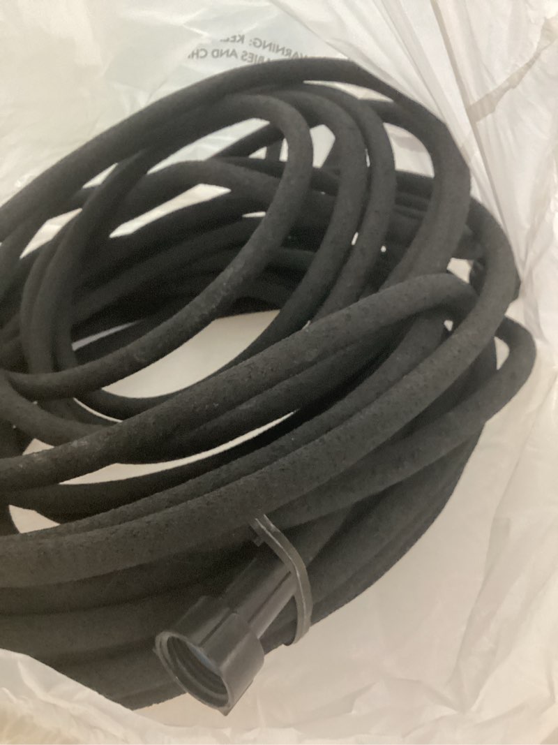 Condition photo showing As Is for element soaker 3/8" x 75' garden hose