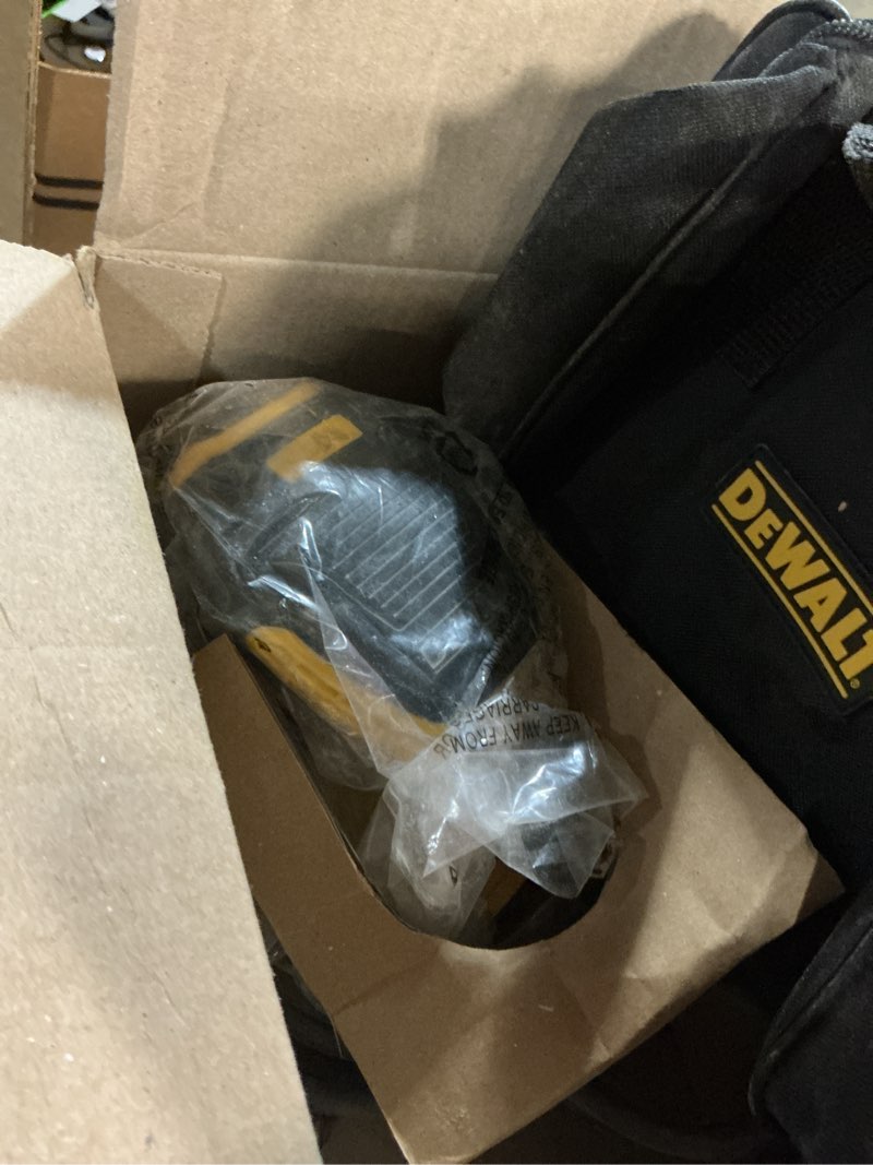 Condition photo showing As Is for dewalt orbital sander kit, 5 inch, 3 amp, corded, 12,000 opm (dwe6421k)