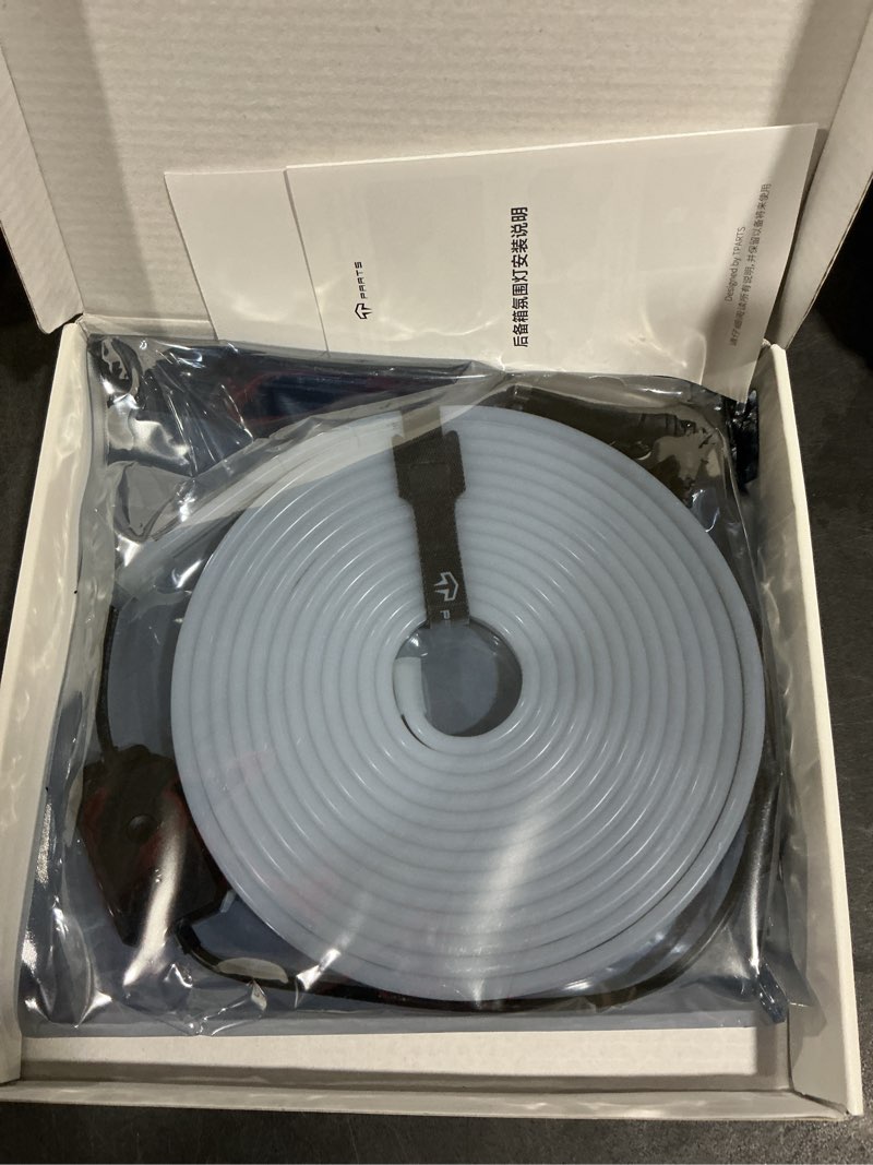 Condition photo showing New/Like New for TPARTS Trunk LED Light Strip for Tesla Model Y (Including New Model Y Juniper 2025-2026), Silicone Waterproof Intelligent Dual-Color Switchable Interior Lighting Warm & Cool White (3000K&6000K) 1.Trunk LED Strip (MY 20-26+)
