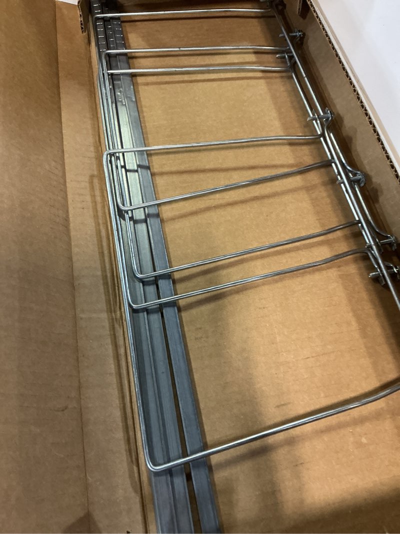 Condition photo showing Good Condition for smead frames, hanging file, heavy duty steel letter size, adjustable 23"-27" rails, 2-pack gray, converts drawers to hanging folder storage, for office home classroom organization