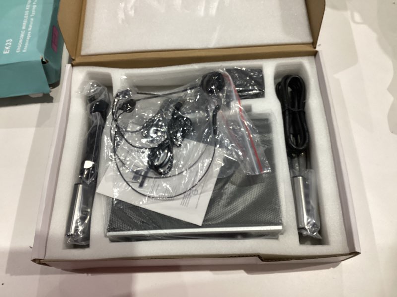 Condition photo showing New/Like New for HOTEC UHF Wireless Microphone System with Dual Lapel/Lavalier and Headset Microphones Over PA, Mixer, Speaker, Karaoke Machine for Church, Training, Classroom, Interview (H-K25) Black K25