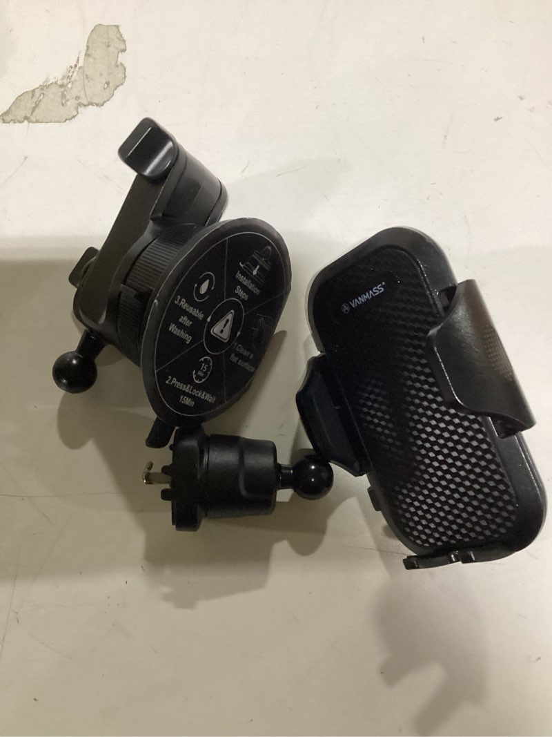 Condition photo showing Good Condition for [2026 True Military-Grade] Car Phone Holder VANMASS [Upgraded Strongest Suction & Clip] Cell Phone Mount for Dashboard Windshield Vent Wall,Truck Cradle Stand for iPhone 17 Pro Max 16 15 14 13 Android