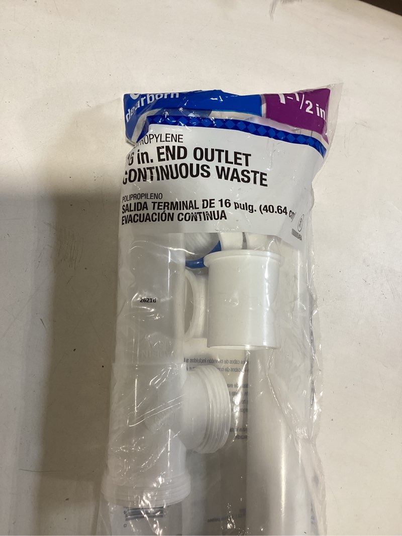 Condition photo showing Good Condition for dearborn 1-1/2-in plastic end outlet disposal kit