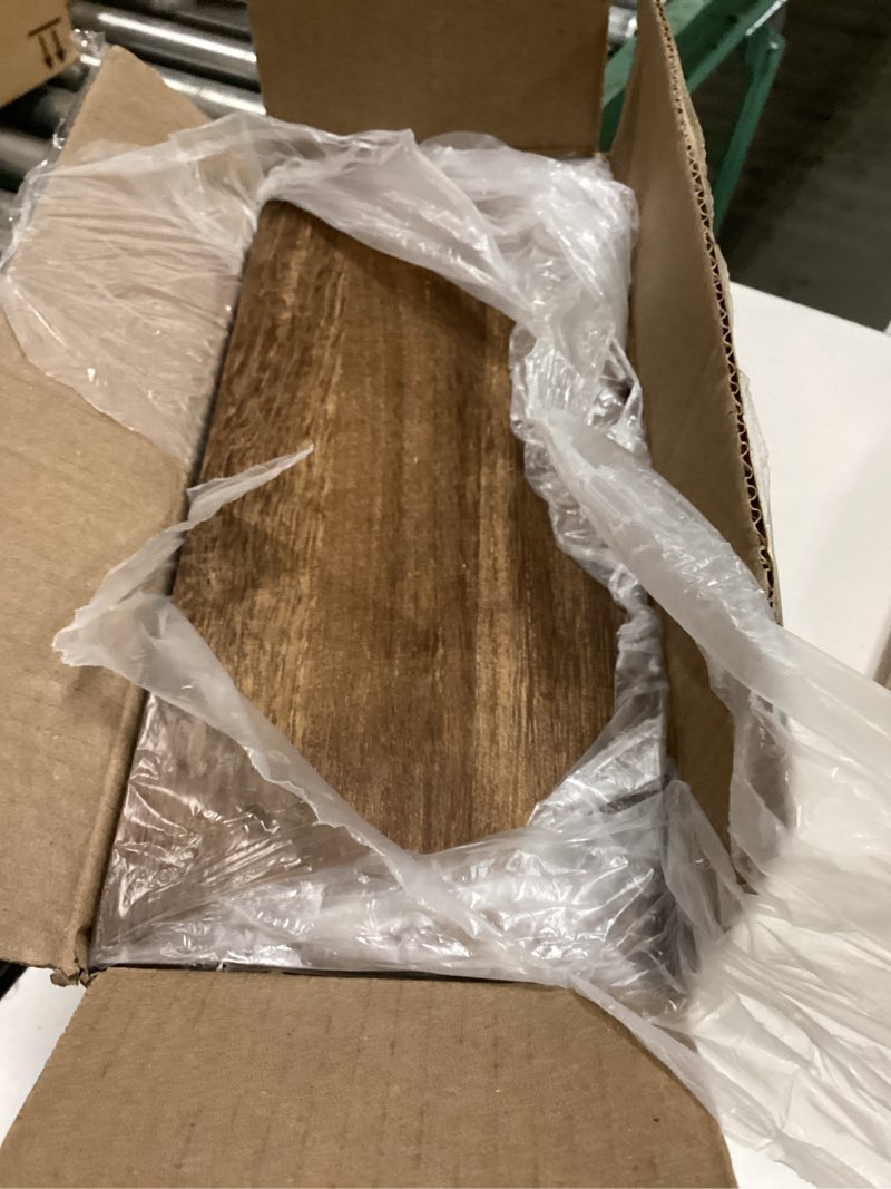 Condition photo showing Good Condition for 4 pieces wooden cake stands,antique brown cupcake stands for display,12 inches square wooden crates ,wood display risers for wedding,birthday party,christmas,etc. (antique brown)