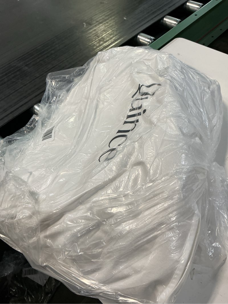 Condition photo showing As Is for premium down pillow, standard, medium