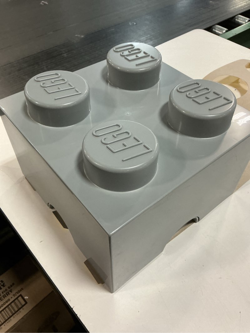 Condition photo showing Good Condition for LEGO Storage Brick 4 Stone, case Grey, Medium