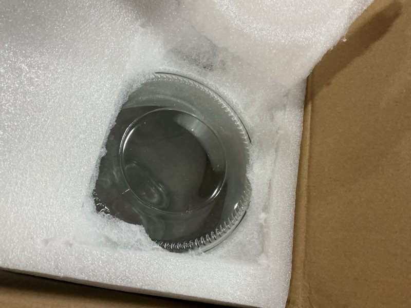 Condition photo showing New/Like New for teecyhooo 6 pcs 50 oz clear glass canister set with stainless steel lids, food storage containers for kitchen & pantry storage, dry foods including flour sugar coffee rice tea spices herbs