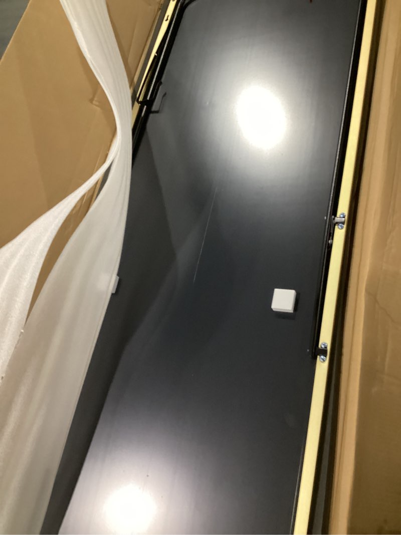 Condition photo showing Good Condition for antok 58"x20" over the door mirror, full length mirror door hanging with aluminum metal frame, rectangle wall mounted body mirrors for bedroom, dressing & makeup mirrors for daily outfit check, gold gold 58"l x 20"w