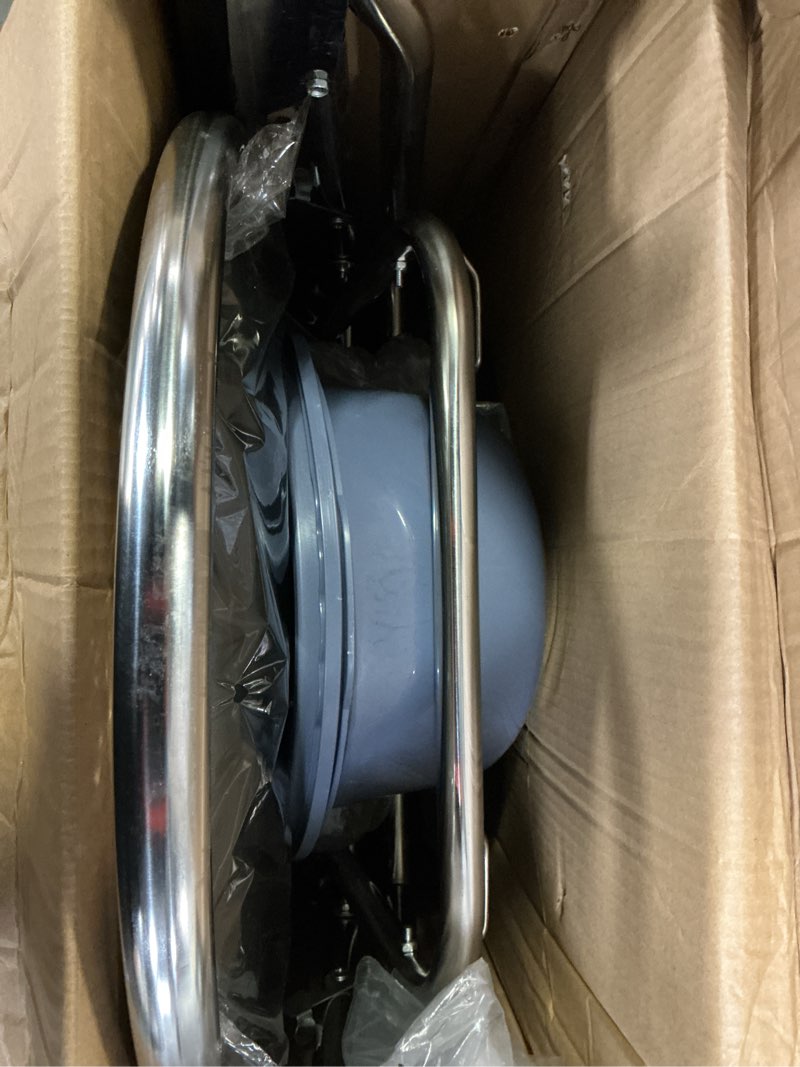 Condition photo showing Good Condition for 4 in 1 Folding Bedside Commode Chair for Elderly with Arms and Back,Adjustable Height Raised Toilet Seat with Handles,Adults Potty Chair for Seniors,Disabled Holds Up to 350 lbs (PU Soft Seat) Style 1