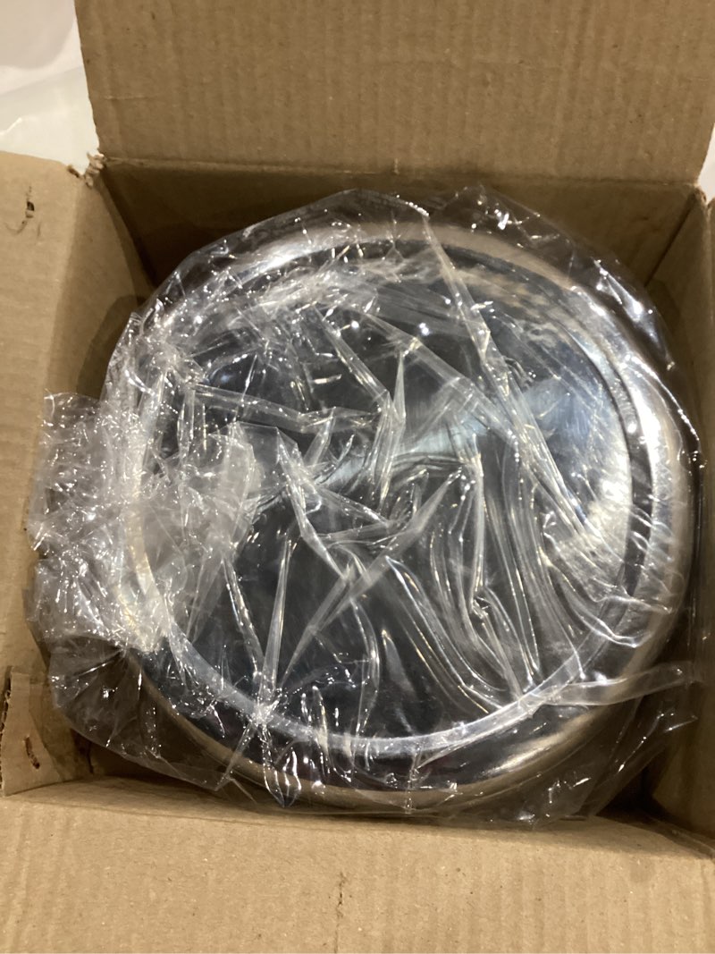 Condition photo showing Good Condition for Stainless Steel Masala Dabba – 8x8 inch Indian Spice Box with 7 Compartments for Kitchen Storage