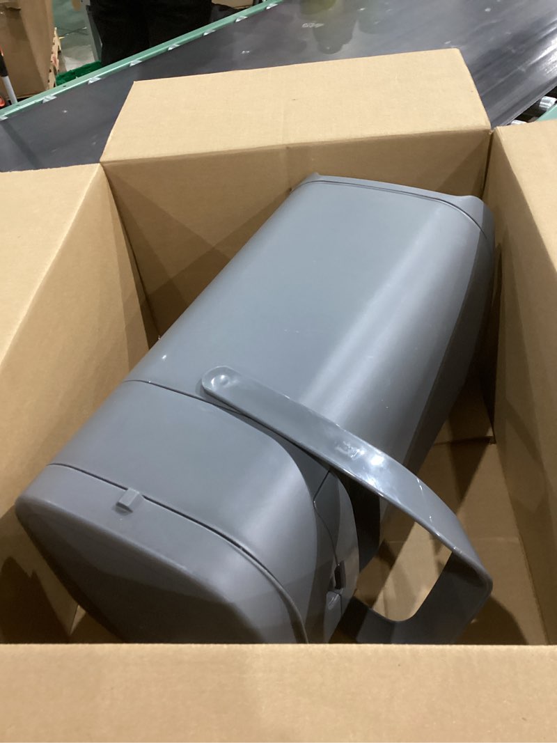 Condition photo showing As Is for Pet Genie Pail | Dog Waste Disposal System for Outdoor and Indoor Odor Control | Dog Poop Trash can | Includes 1 Square Refill Bag That Lasts up to 2 Months