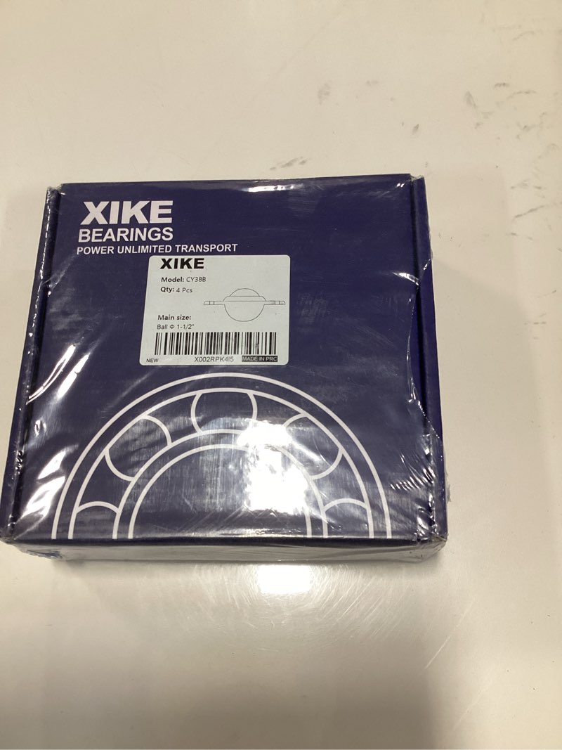 XiKe 4 PCS Ball Bearing Transfer Units 1-1/2" Roller Transfer Bearings Wheel Casters 240Lbs Carbon S