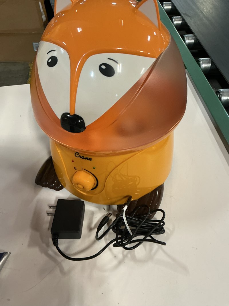 Condition photo showing Good Condition for crane 1 gallon animal cool mist ultrasonic humidifier for kids' bedroom and nursery, automatic shut off, adjustable output, fox fox 1 gallon