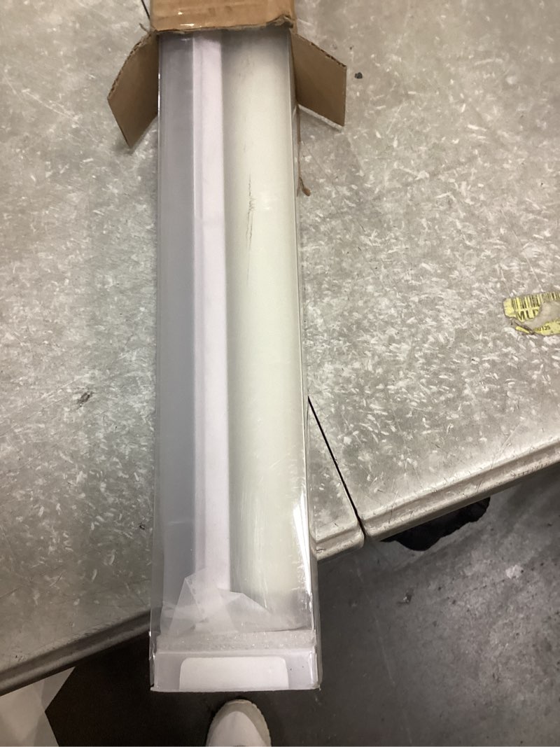 Condition photo showing As Is for AOSKY Cordless Roller Shades Blackout Blinds for Windows Room Darkening Rolled Up Shades with Spring System, UV Protection Window Shades Door Blinds for Home and Office (27" W x 72" H, Ivory) 27"W x 72"H Ivory