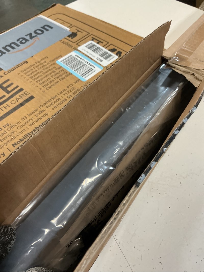 Condition photo showing Good Condition for lazblinds upgraded top down bottom up (tdbu) honeycomb blinds, no drill no tools easy install cordless cellular shades for windows 29" w x 64" h, dark grey - blackout blackout - dark grey 29"w x 64"h