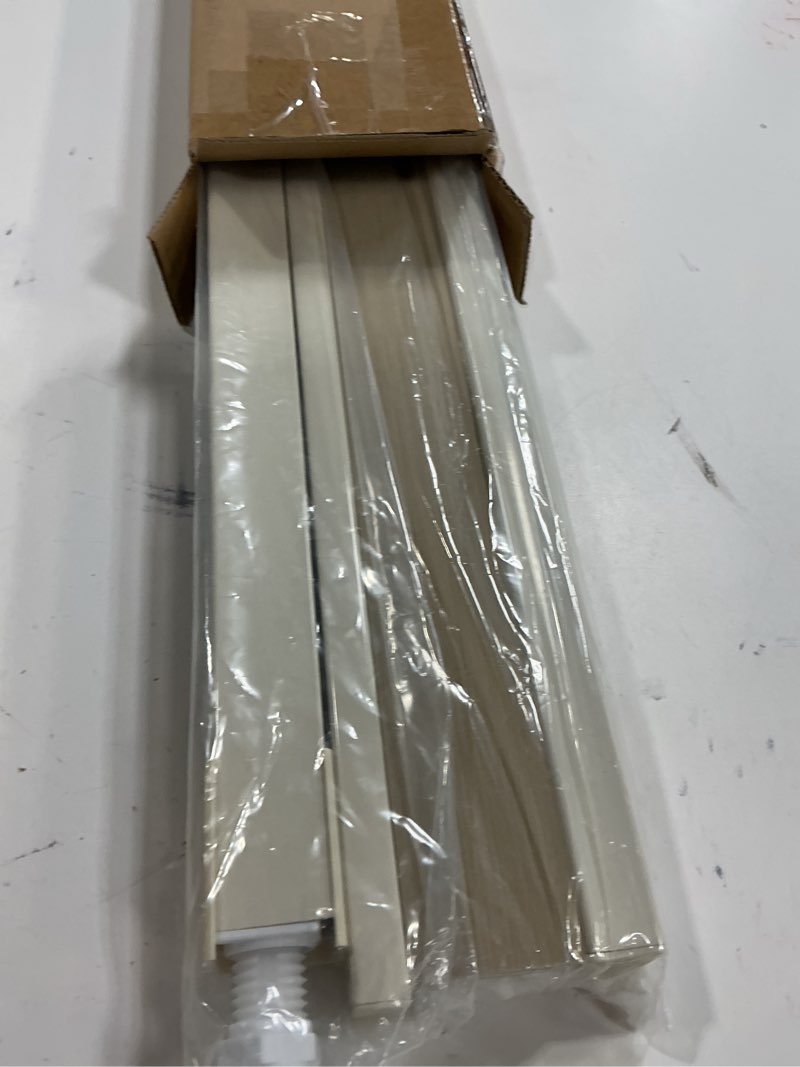 Condition photo showing As Is for Lazblinds Upgraded Magnetic Top Down Bottom Up (TDBU) Honeycomb Blinds, No Drill No Tools Easy Install Cordless Cellular Shades for Windows 27" W x 64" H, Beige - Light Filtering