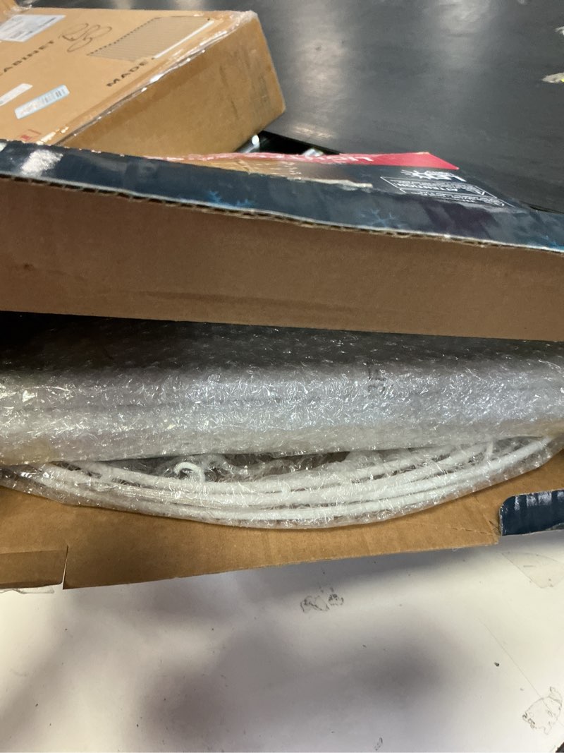 Condition photo showing Good Condition for JOIEDOMI 3 Pack Spiral Christmas Tree Lights, 218 LED Outdoor Lighted Tree with Star Topper & Stakes, Christmas Decorations for Yard Porch Patio Garden Holiday Xmas Eve Night Décor, Warm White