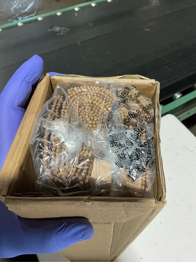 Condition photo showing Good Condition for lazblinds no tools no drill cordless bamboo roman shades, light filtering window treatment, roll up bamboo blinds for windows 25'' w x 64'' h, acorn light filtering-acorn 25" w x 64" h