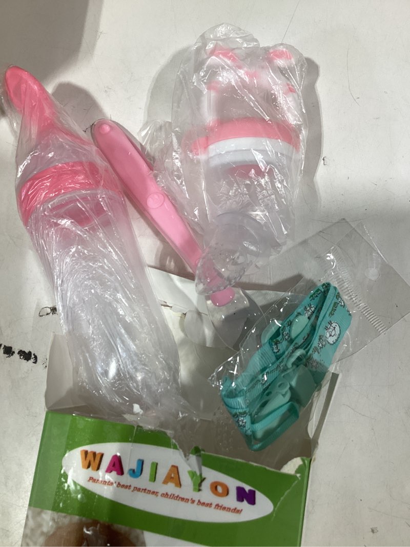 Condition photo showing Good Condition for WAJIAYON Baby Fruit Feeder Pacifier | Infant Food Feeder Pacifier & Baby Food Dispensing Spoon | Mesh Fresh Fruit Teethers for Babies | Infant Teething Feeders Shower Gifts for Boys and Girls(Blush) 10-Pink
