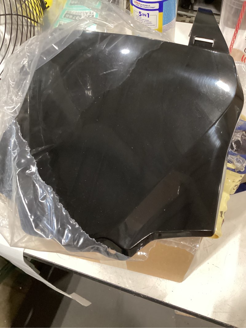 Condition photo showing As Is for acerbis 2141850001 black front number plate