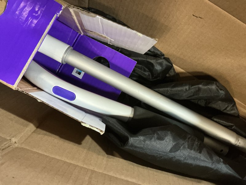 Condition photo showing As Is for Swiffer Power Mop Wood, Hardwood Floor Cleaner for Mopping Home, Bathroom, Kitchen, All Purpose Multi-Surface Cleaning Set includes PowerMop Wood, 2 Pads, 1 QuickDry Lemon Solution, & 2 Batteries