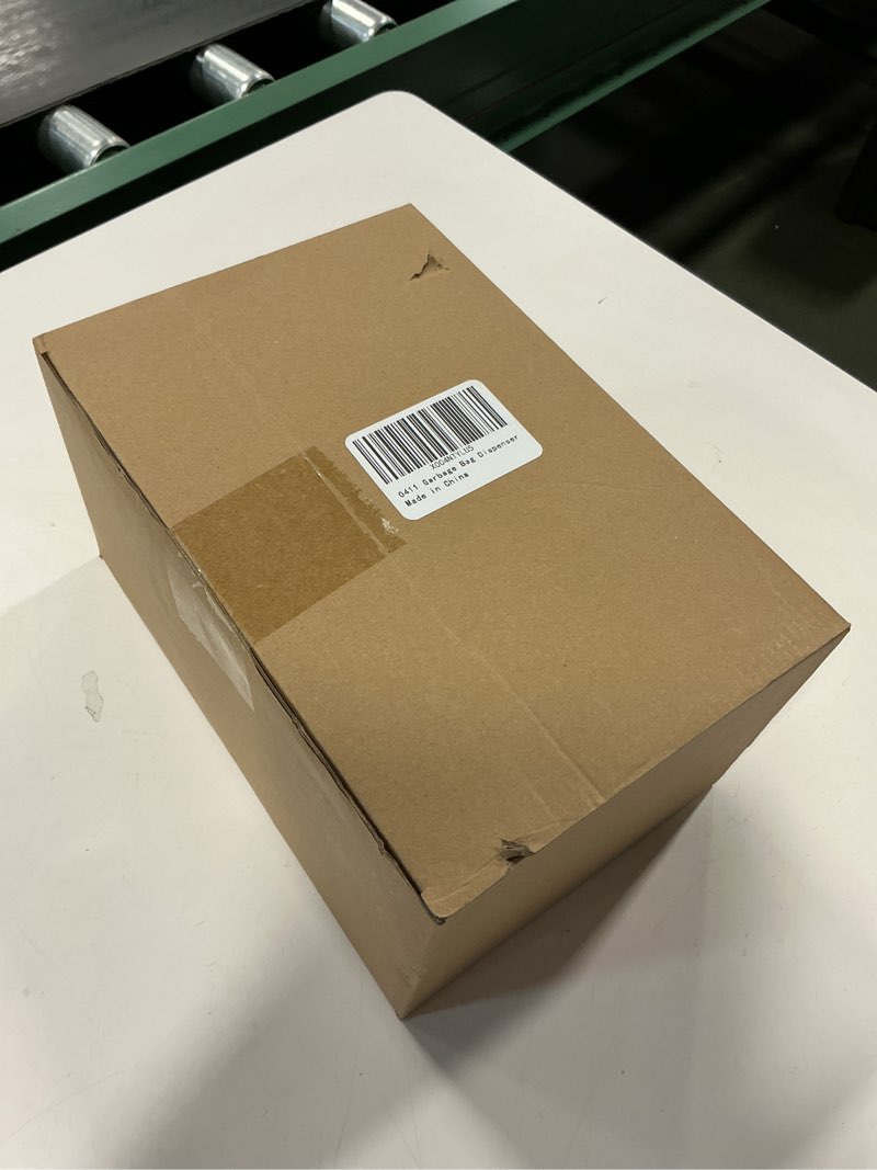 Condition photo showing New/Like New for Acrylic Trash Bag Dispenser,for 10/30/33 Gallon Garbage Bag,9.45 * 13.38 * 5.51 in,2 in 1 Extra Large Organizer for Garbage Bag, Bathroom Amenities Storage Holder with Lid