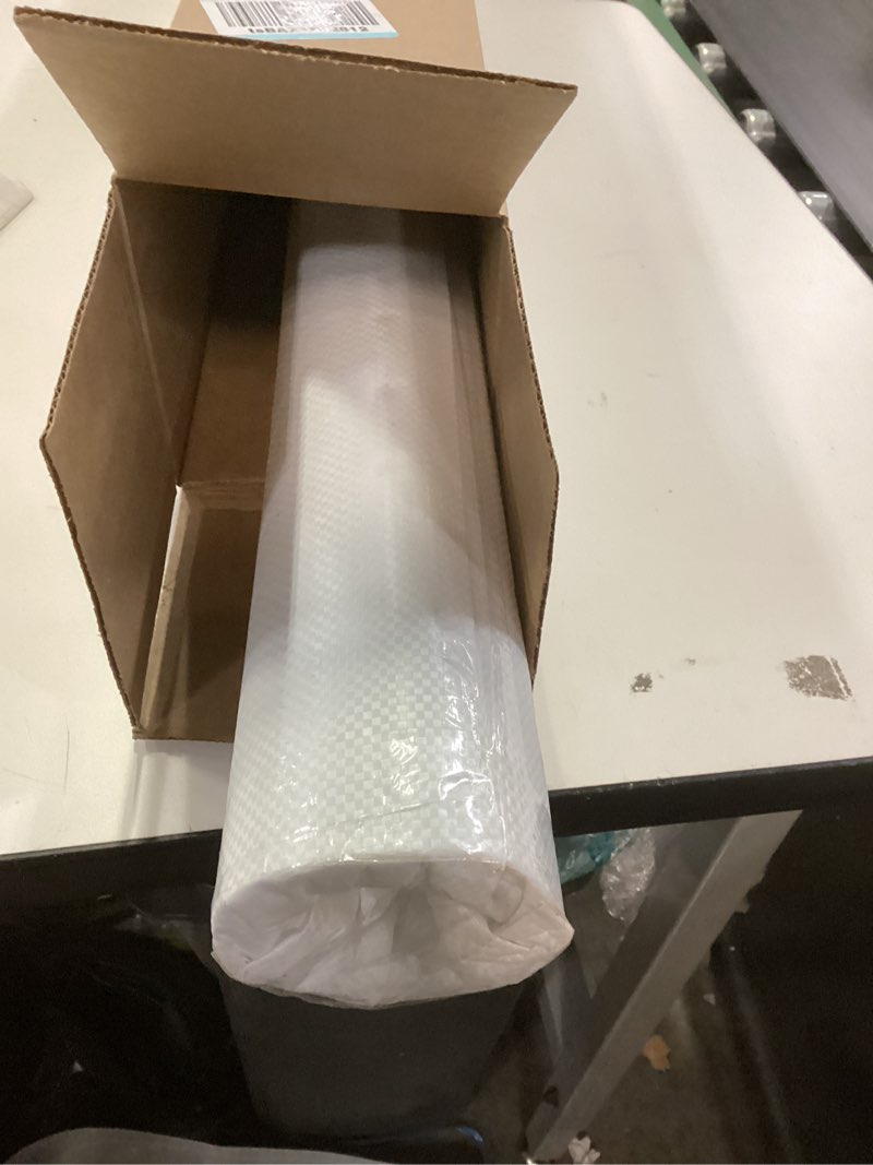 Condition photo showing New/Like New for NECAUX Custom Multisize 1.5mm Thick Clear PVC Table Cover Protector - 30 x 84 Inch Kitchen Wood Grain Vinyl Transparent Table Cover for 7 Foot Plastic Protective Dining Room Table Pad 30" x 84" Clear 1.5mm