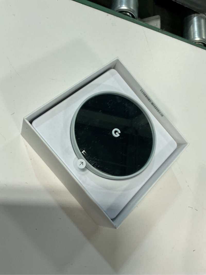 Condition photo showing Good Condition for google nest smart thermostat for home, programmable wifi thermostat - fog (renewed)