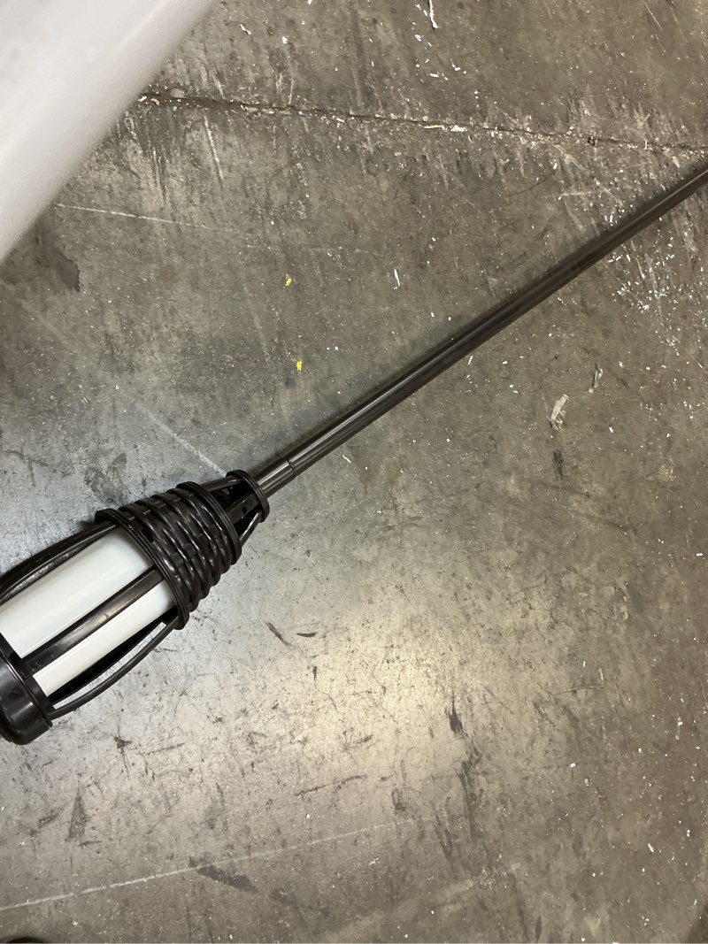 Condition photo showing As Is for kichler tremillo 20.0000-in black modern/contemporary outdoor light post lantern