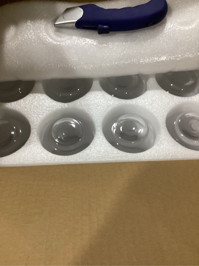 Condition photo showing Good Condition for Stemless Wine Glasses Set of 12, 15 Ounce Smooth Rim Standard Wine Glass Tumbler for Red, White Wine, Dishwasher Safe