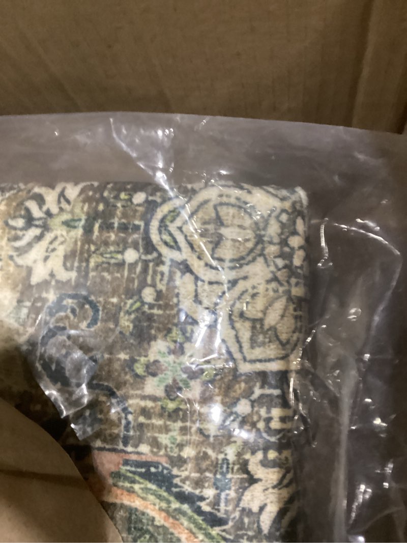 Condition photo showing Good Condition for Area Rug Non Slip Machine Washable Ultra Soft Living Room/Bedroom/Kitchen/Outdoor/Classroom Vintage Brown, 5'×7' Vintage Brown 5' x 7' (Rectangular)