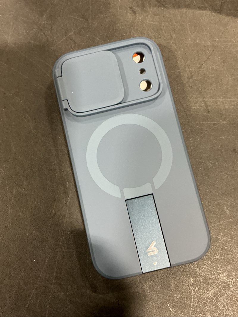 Condition photo showing Good Condition for SURITCH for iPhone 17 Pro Case with Camera Control Cover, Camera Cover and Adjustable Kickstand, Compatible with MagSafe, Shockproof Bumper Protective Cases 6.3 Inch, Blue iPhone 17 Pro-6.3'' Blue