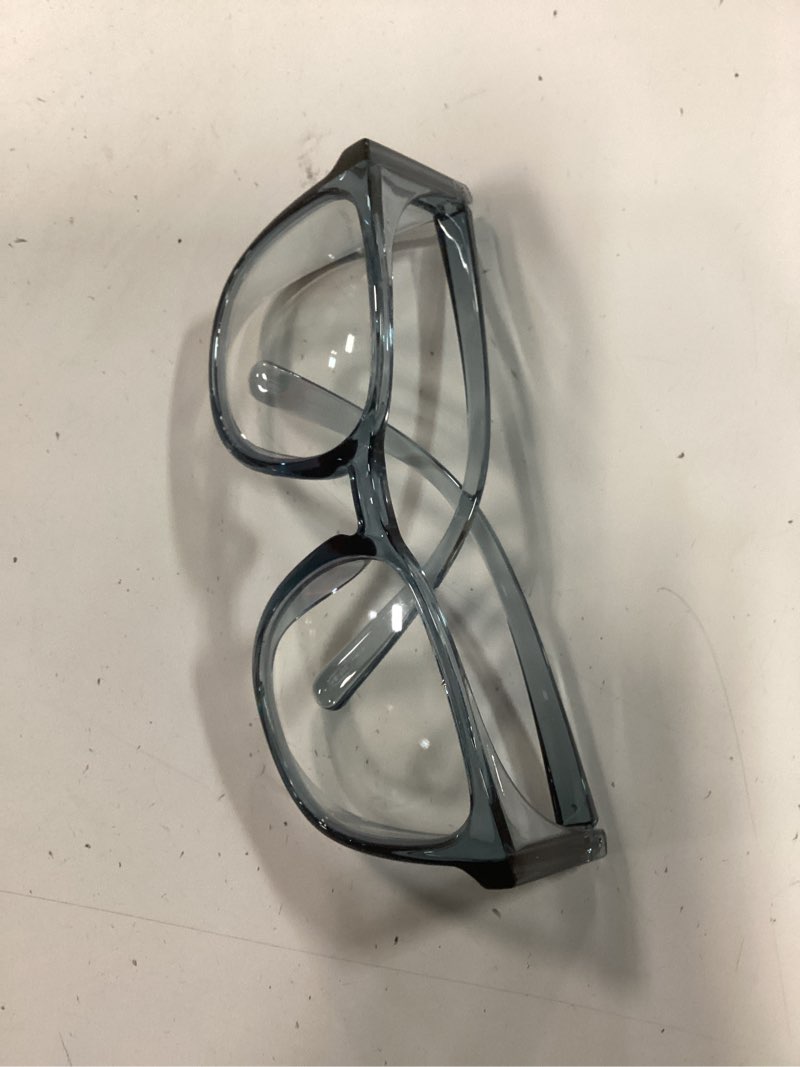 Condition photo showing Good Condition for stoggles square z87.1 certified polycarbonate wide fit safety glasses, scratch & shatter-proof, blue-light & uv blocking lens, top & side shields, anti-fog dip coated, protective & stylish eyewear wide denim