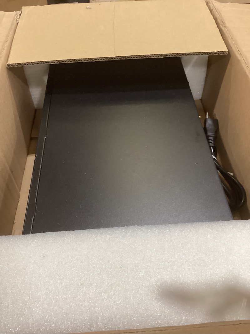 Condition photo showing As Is for professional audio bluetooth power amplifier - 2-channel rack mount bridgeable, led indicators, shockproof binding posts, cooling fans 1000 watt - pyle pta1000