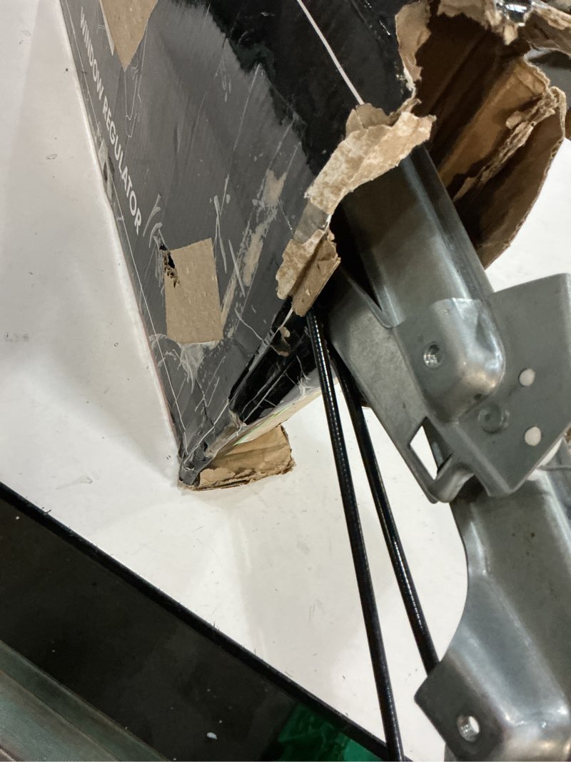 Condition photo showing As Is for a-premium front driver side power window regulator