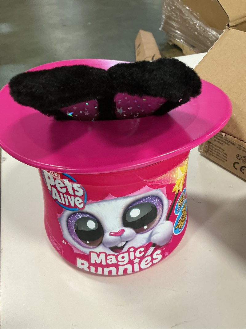 Condition photo showing New/Like New for Pets Alive Magic Bunnies (Sootie) by ZURU Electronic Plush Unboxing Surprise Interactive Magic Toy