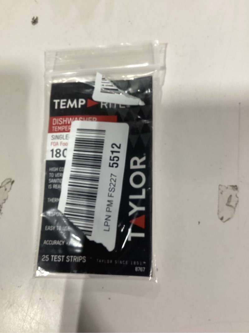 Condition photo showing As Is for taylor 8767j dishwasher thermometer - temp-rite