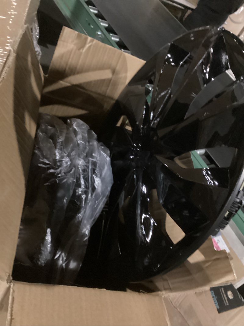 Condition photo showing Good Condition for Hubcaps Wheel Covers Replacement R15 Size Hub Caps Universal-Fit Steel Wheel ABS Rims Cover Tire Cap for Car Sedan SUV Truck Van -Set of 4 ?15-inch?Black? TT-Black 15-inch