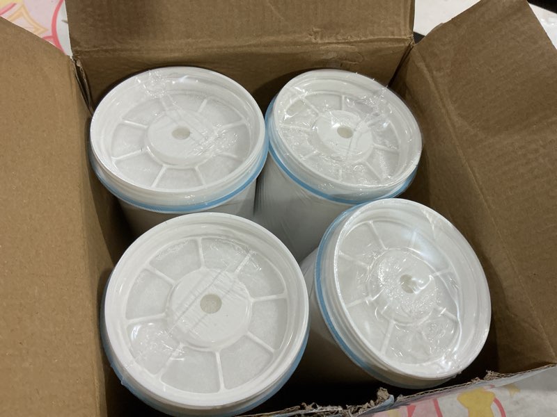 Condition photo showing New/Like New for Upgraded Water Filter Replacement Fit for Zero Pitcher and Dispenser ZR-001 ZR-004 ZP-006 ZR-017, Five-Stage Filter System, Effectively Reducing Lead, Chromium, and Contaminants, 4 Packs, By BOGDA