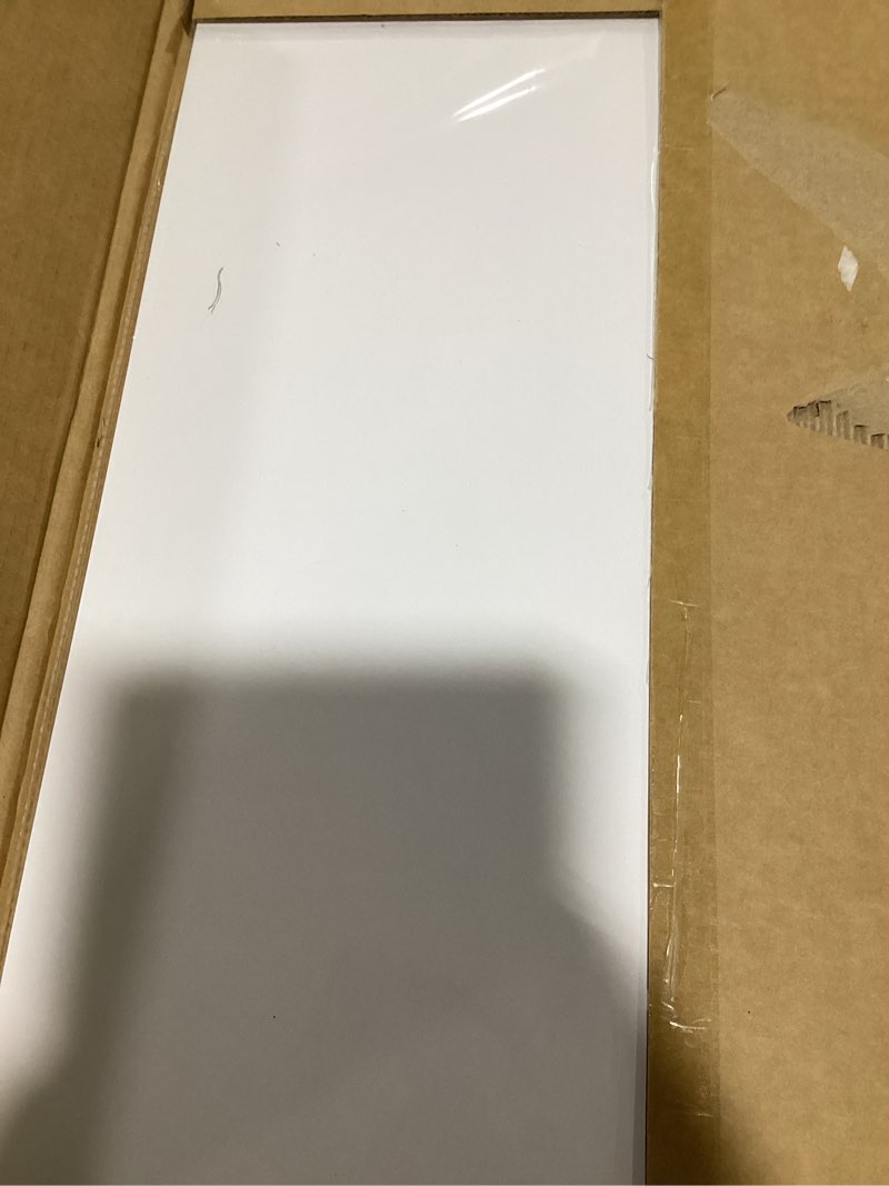 Condition photo showing As Is for 10 pack backing boards, 18x24 uncut white mats matboards, acid-free backerboards for art prints, ideal for photos, pictures, prints, and frames